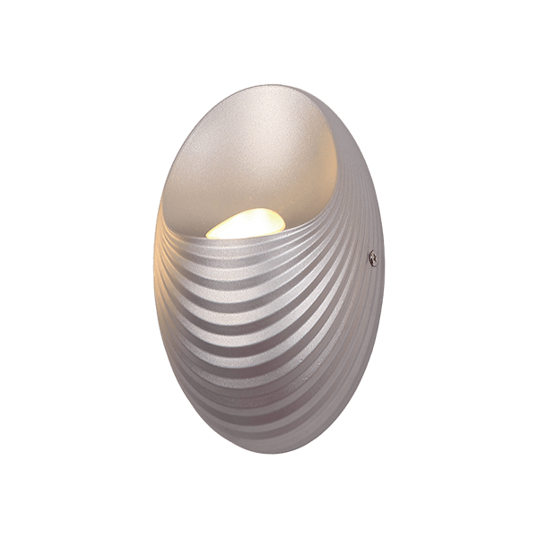 SHELL STENSKA SVETILKA LED 5W/ 500lm/ 4000K SREBRNA