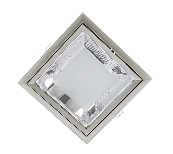 VGRADNA LED SVETILKA GL204 + 2XLED STICKS 9W 4000K SATEN NIKELJ
