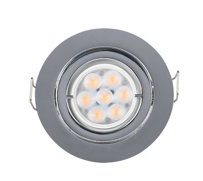 LED KOVINSKA OKROGLA  SPOTLAMPA VISOKE SNAGE 6W 4000-4300K SATIN NIKL