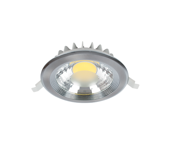 RDLCOB LED VGRAJENA  SVETILKA  10W 4000K-4300K 230V SATIN NIKL