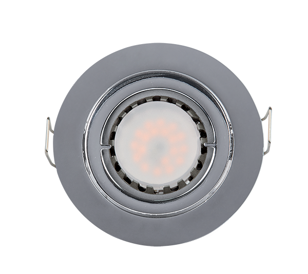 LED KOVINSKA OKROGLA  SPOTLAMPA PAR 16 5.5W 4000-4300K SATIN NIKL
