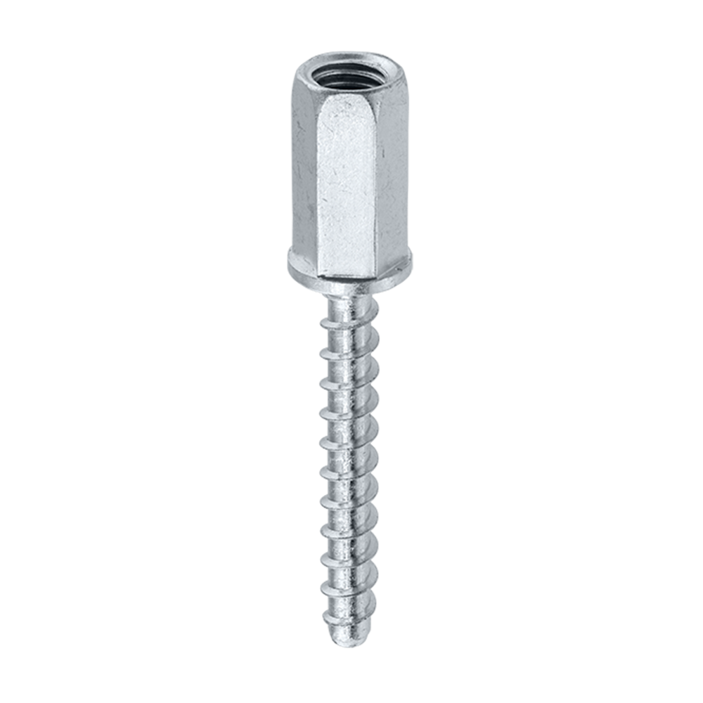 CONCR. SCREW WITH INTERNAL THREAD/NUT WDBGW 6X35MM