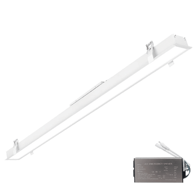 ELMARK LED profil vgradni 600mm 24W 4000K beli + emergency komplet