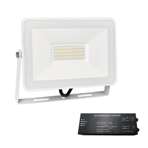 VEGA SLIM SMD LED REFLEKTOR 100W 4000K BELI+ZASILNIM MODULOM