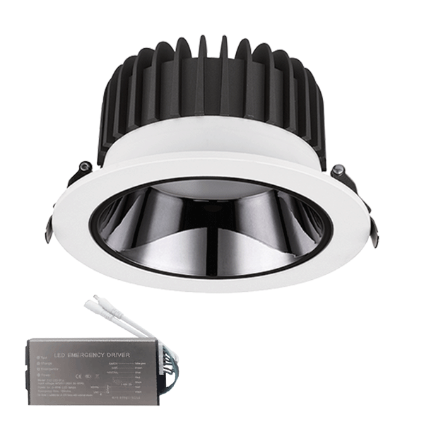 EL-6228 VGRADNI LED VGRADNA SVETILKA 20W 3000K WH/GR+EM