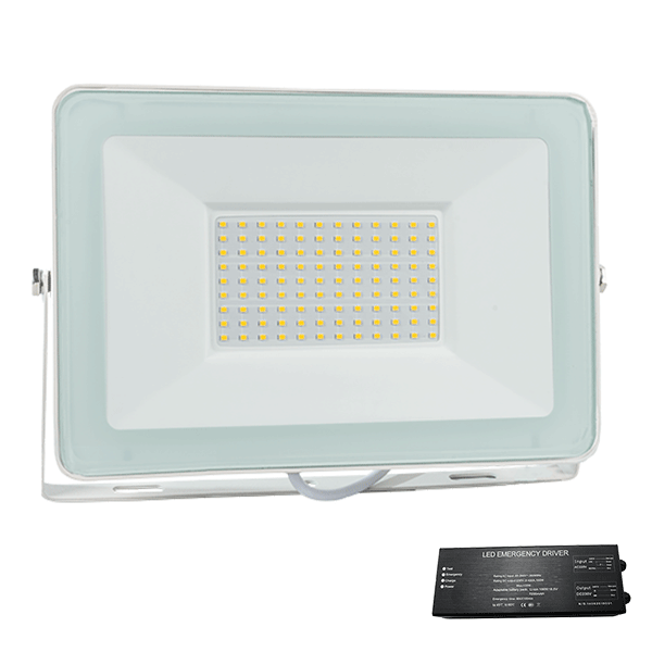 VEGA100 SLIM SMD 100W LED REFLEKTOR 3000K WH+ZASILNIM MODULOM