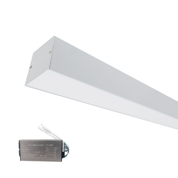 LED PROFIL NADOMETNI S77 24W 4000K 600MM BELI Z ZASILNIM MODULOMIM