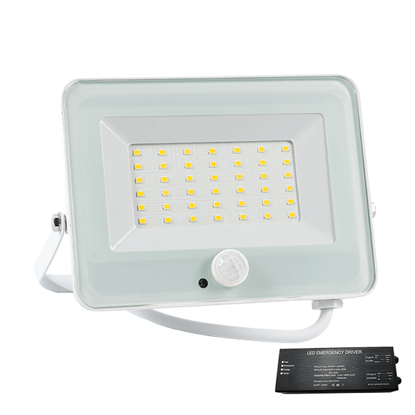 VEGA30 SLIM 30W LED REFLEKTOR + SEN 3000K WH+ZASILNIM MODULOM