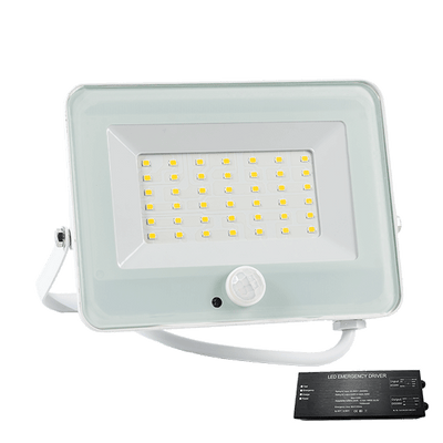 VEGA30 slim 30W LED reflektor + sen 3000K wh+zasilnim modulom