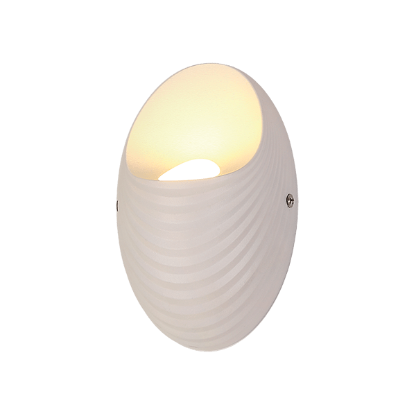 Shell stenska svetilka LED 5W/ 500lm/ 4000K bela