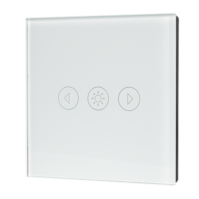 Wi-fi pametno dotik eu dimmer stikalo bela