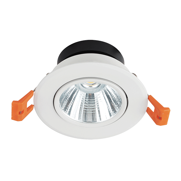 LED Premični refektor 8W 230V 3000K bel IP44