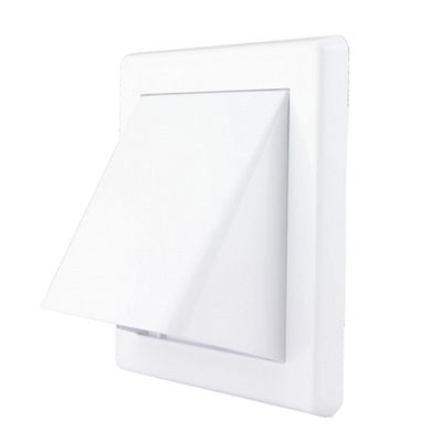 EL02-501 VENTILATION GRILLE WITH HOOD D100, WHITE