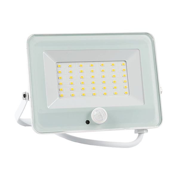 VEGA30 SLIM 30W LED REFLEKTOR S SENZORJEM 3000K BEL