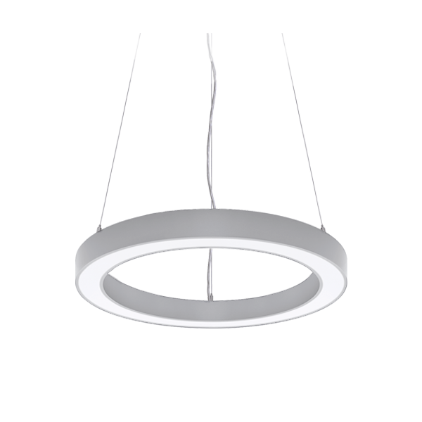 VISEČA LED SVETILKA RINGS 50W 4000K D1000 BELA
