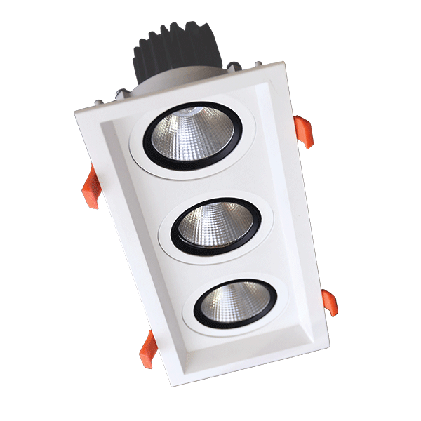 Trojni premični refektor 3X15W 230V 3000K bel