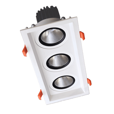 Trojni premični refektor 3X15W 230V 3000K bel