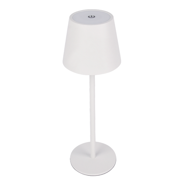 ZARA DIMMABLE TABLE LAMP 3W WITH BATTERY IP44, WH