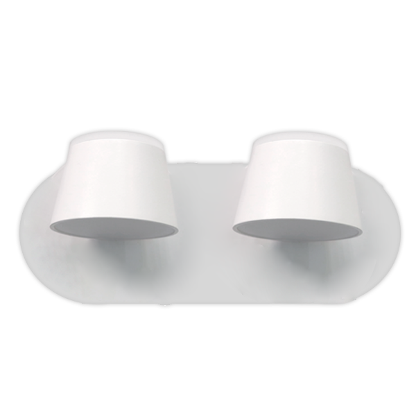 Malia LED stenska svetilka 2X12W 4200K bela