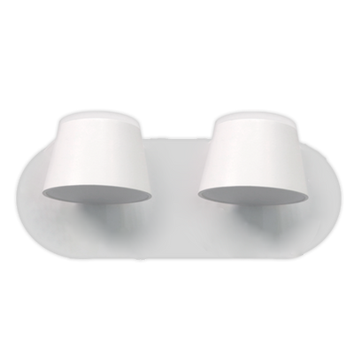 Malia LED stenska svetilka 2X12W 4200K bela