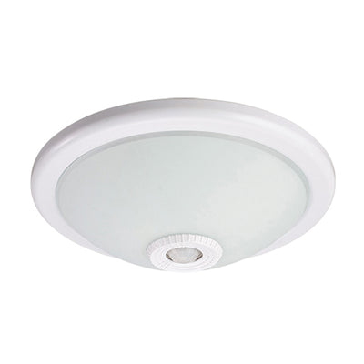 ST78-5 stropna svetilka pir senzor 360° 2XE27 bela