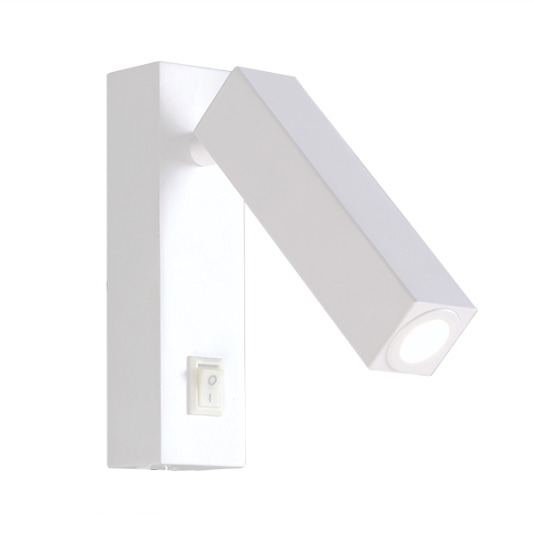 LED Stenska razsvetljava 3W 3000K bela