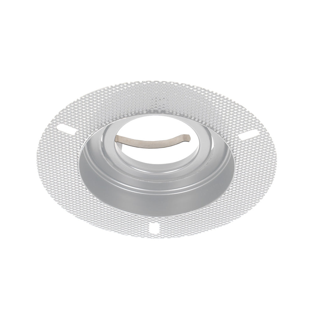 EL-6732 OKROGLI TRIMLESS VGRADNA SVETILKA GU10 ALUMINIJASTA, BELA