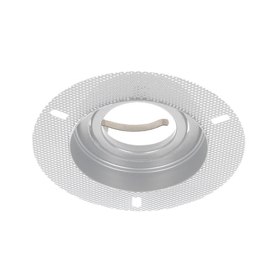 EL-6732 okrogli trimless vgradna svetilka GU10 aluminijasta, bela