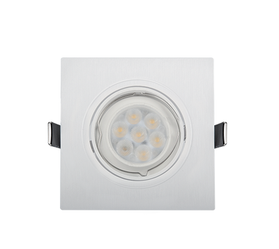 LED PLASTIČNA KVADRATNA SPOTLAMPA VISOKE SNAGE 6W 2700-3000K BELA