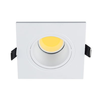 LED PLASTIČNA KVADRATNA SPOTLAMPA COB 7W 2700-3000K BELA