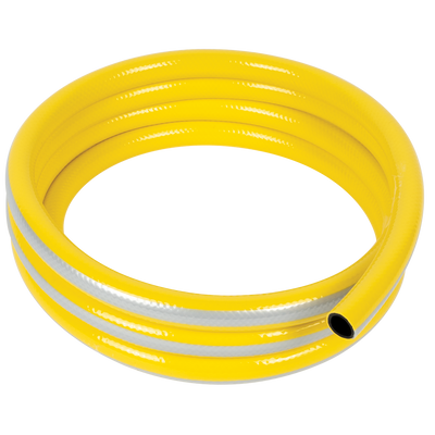 PVC vrtna cev 1/2, 30 m, troslojna, rumena