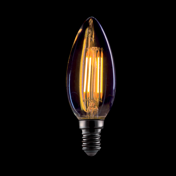 DIMABILNA VINTAGE LED ŽARNICA C37-4W E14 2800-3200K