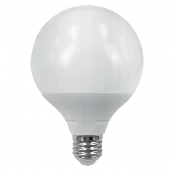 LED ŽARNICA GLOBE G95 15W E27 230V BELA