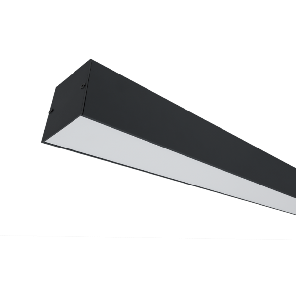LED PROFILE SURFACE S48 12W 6500K 600MM BLACK